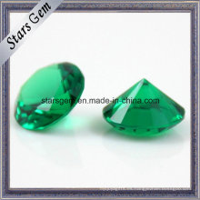 Espinela sintética de Nano Green / Round Shape / piedra dura resistente al calor